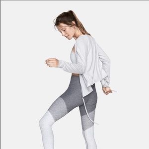 Outdoor voices merino wool plié wrap top